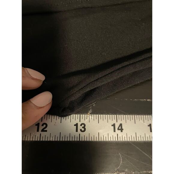 Betabrand Pants Womens Large Petite Black Dress Pant Yoga Pull On Wide Leg - Picture 6 of 8